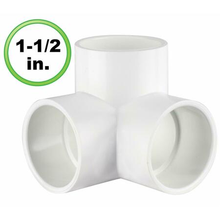 CIRCO 1.5 in. 3 Way L PVC Pipe Fitting - Utility Grade 35-U